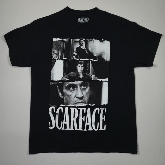 Hybrid Apparel Other - Scarface Movie Graphic T-Shirt Men's‎ Large Black Tony Montana Retro Film Tee